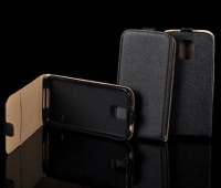 Capa "Flip Pocket Slim Vertical" Alcatel Pop C9 Preta