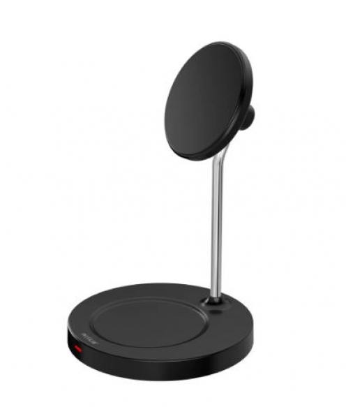Carregador Rixus RXWC45B Wireless Charging Stand 15W Preto