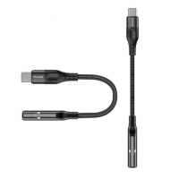Adaptador USB-C para Jack 3.5mm Rixus RXMU36C 10cm em Blister