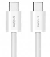 Cabo de Dados USB-C / USB-C Cafule BASEUS 2 Metro PD 100W FAST CHARGING Branco em Blister