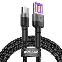 Cabo de Dados USB-A / USB-C Cafule BASEUS CATKLF-PG1 HW QC 40W 1 Metro Preto